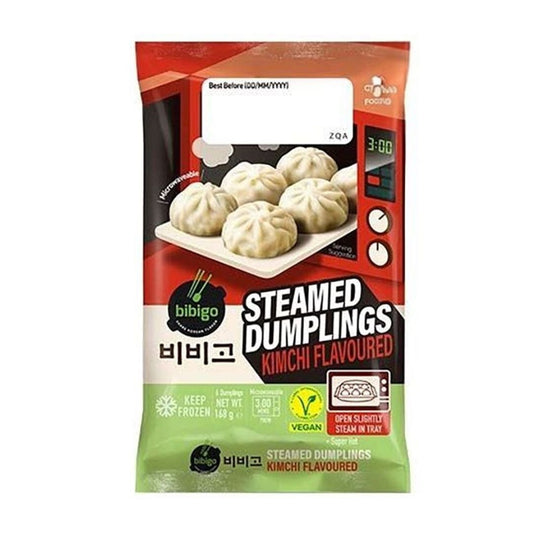 Bibigo Steamed Dumplings Kimchi Flavored (Tray) 168g