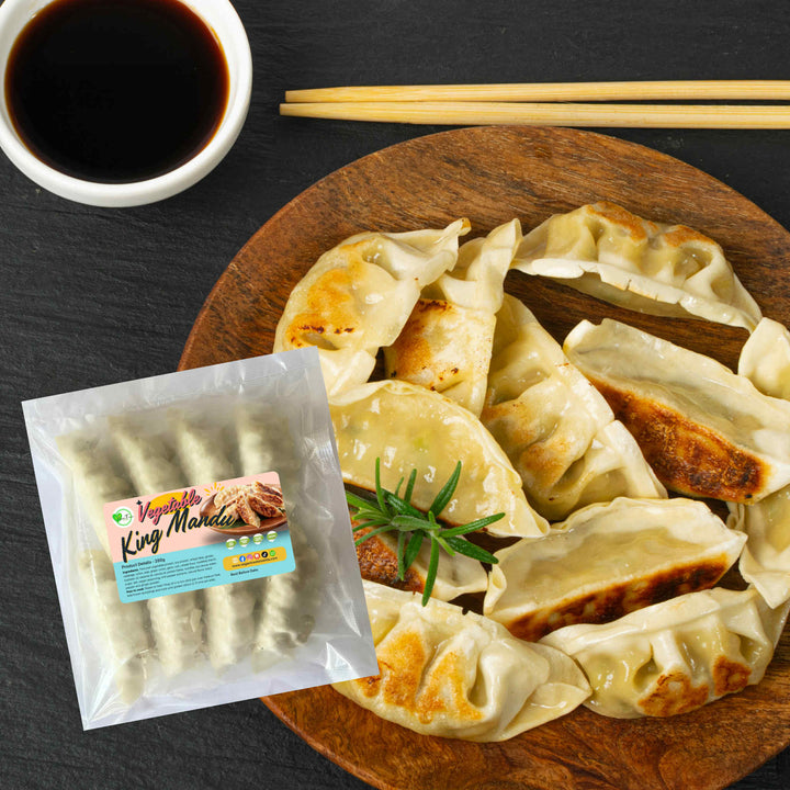 King Mandu (4" Vegetable Dumplings - 8pcs)