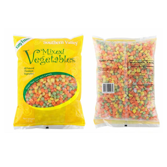 Mixed Vegetables by Southern Valley Frozen Pack 1kg