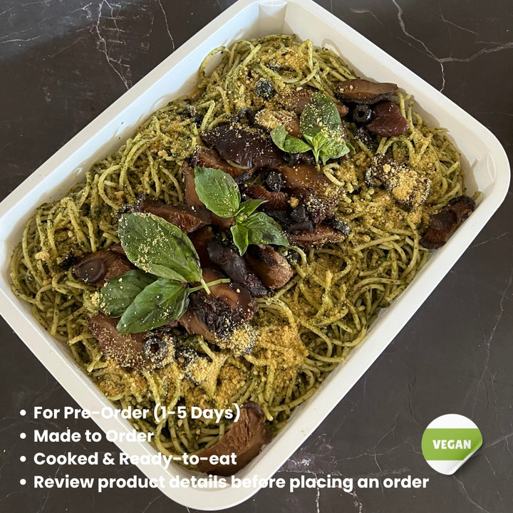 Pesto Pasta Party Tray (For 1-3 Days Pre-Order | Made to order | Cooked & Ready To Eat)