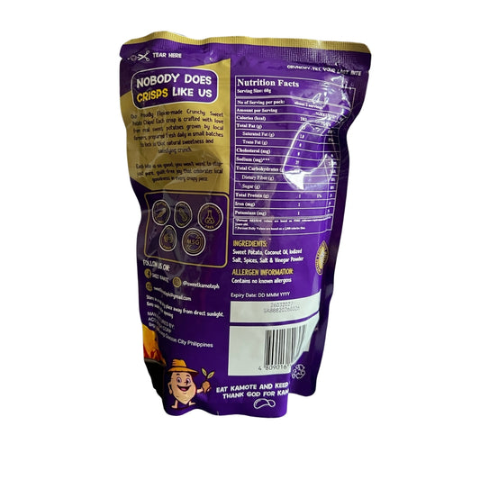 Salt and Vinegar Kamote Crisps by Sweet Kamote 70g