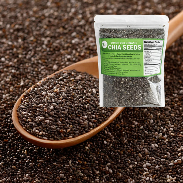 VTM Organic Chia Seeds 50g and 100g