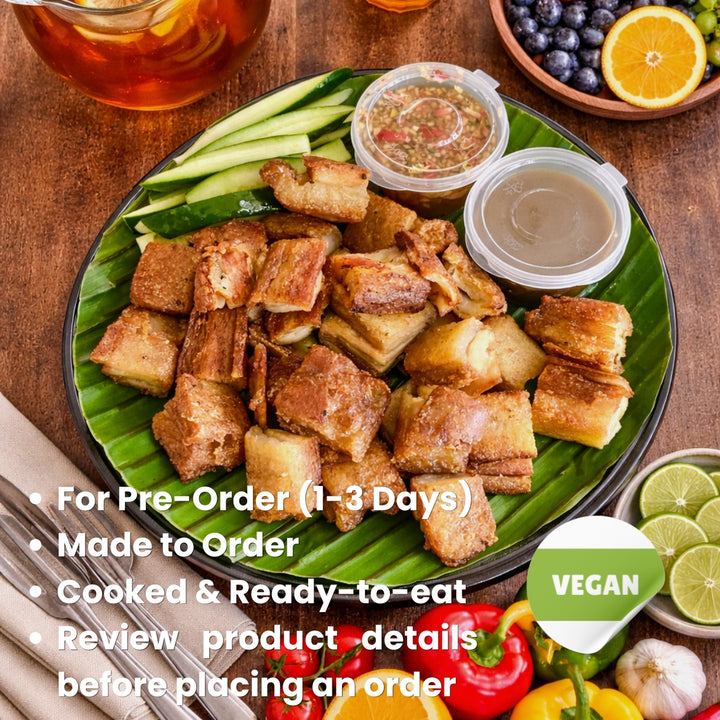 Jolly UnPork Crispies Party Tray (For 1-5 Days Pre-Order | Made to order | Cooked & Ready To Eat)