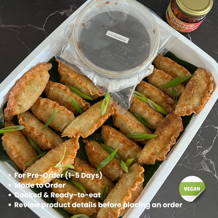 Fried Veggie Dumplings Party Tray (For 1-3 Days Pre-Order | Made to order | Cooked & Ready To Eat)