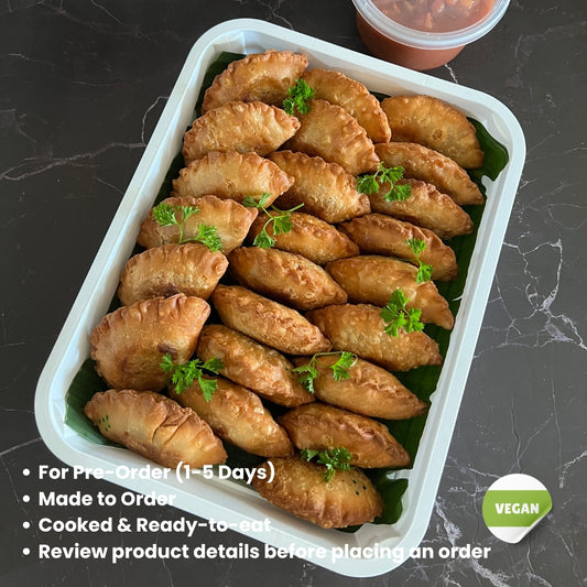 The Empana-DAAAM with Salsa Dip Party Tray (For 1-5 Days Pre-Order | Made to order | Cooked & Ready To Eat)