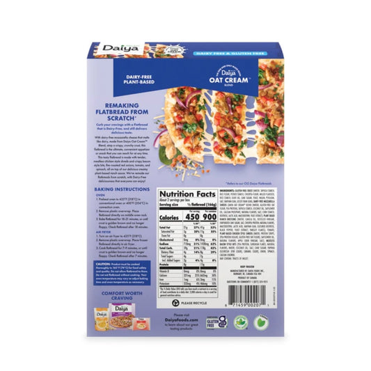 Daiya Flatbread Pizza Meatless Chicken, Bacon & Ranch 346g