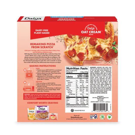 Dairy-Free Meatless Pepperoni Pizza 472g by Daiya