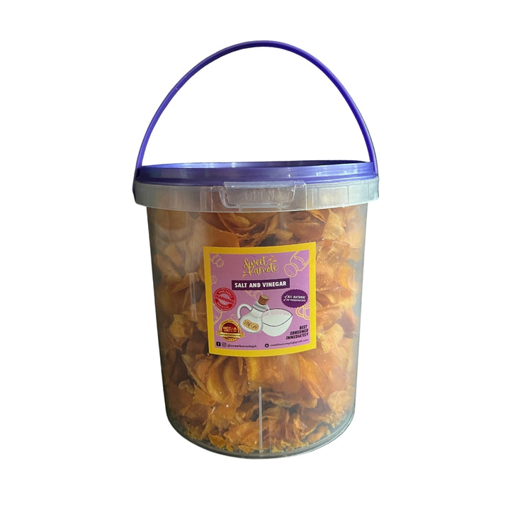 Salt and Vinegar Kamote Crisps by Sweet Kamote 4 Liter Tub