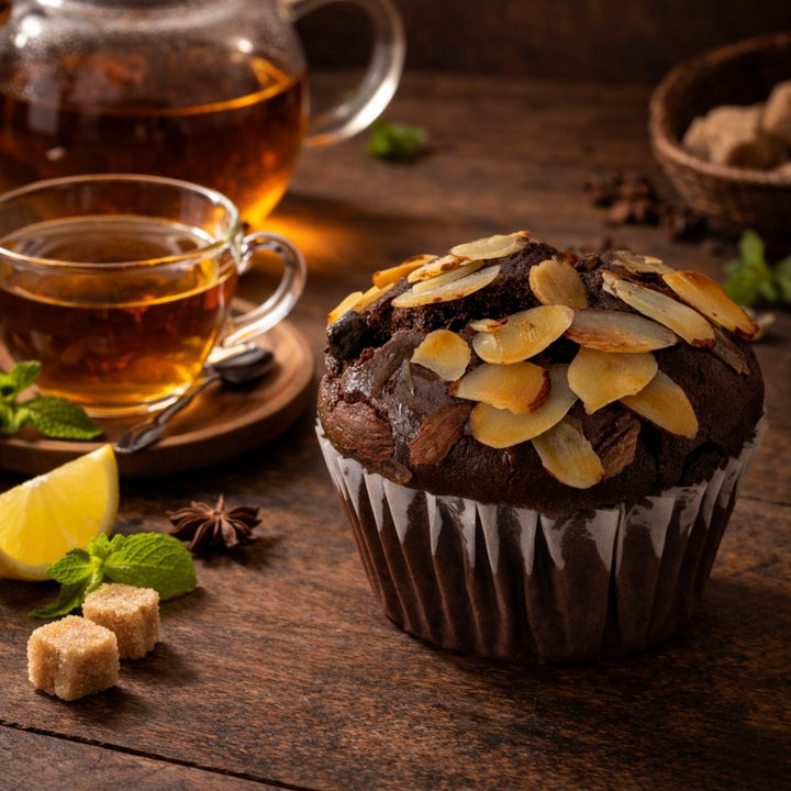 Nutty Choco Muffin 1 Piece | Approx. 145g Each | 2.5” H x 3.5” W