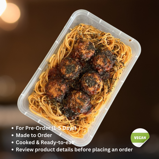 Meatball Pasta Party Tray (For 1-3 Days Pre-Order | Made to order | Cooked & Ready To Eat)