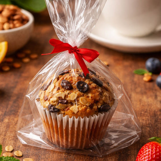 Vegan Granola Delight Muffin 1 Piece | Approx. 145g Each | 2.5” H x 3.5” W