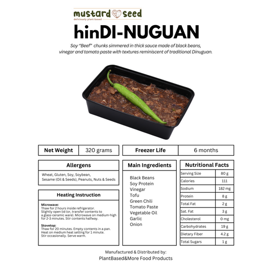 HinDi-Nuguan 320g (vegan dinuguan)