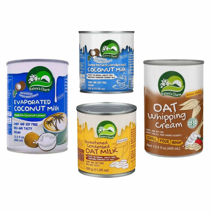 Nature's Charm Canned Products (Evaporated & Condensed Milk & Whipping Cream)