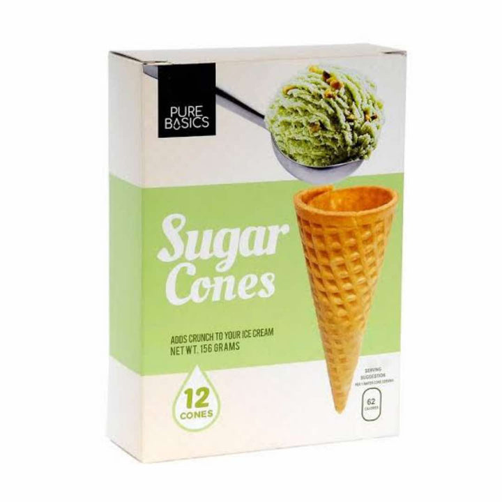 Ice Cream Sugar Cones (Box of 12)