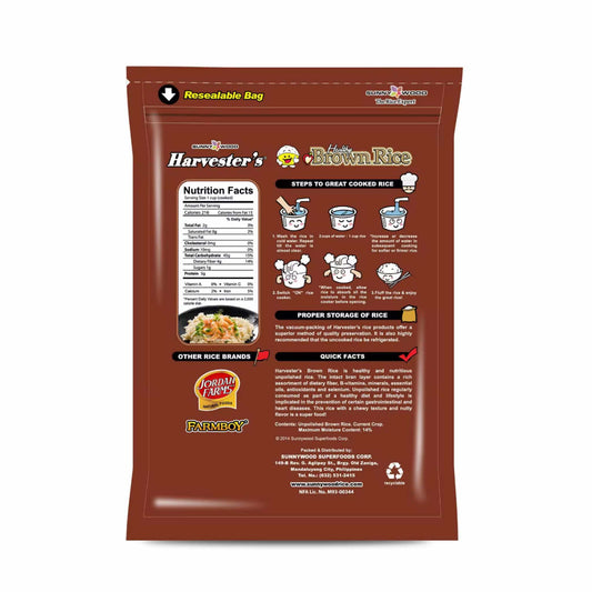 Harvester's Healthy Brown Rice 2kg