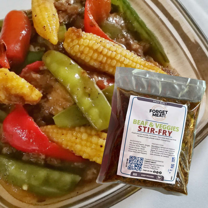 Forget Meat! Beaf and Stir Fry Veggies 300g