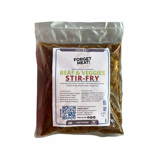 Forget Meat! Beaf and Stir Fry Veggies 300g