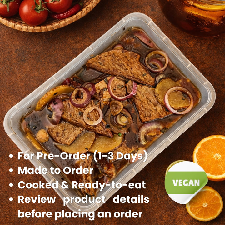 Pinoy Bistek Party Tray (For 1-3 Days Pre-Order | Made to order | Cooked & Ready To Eat)