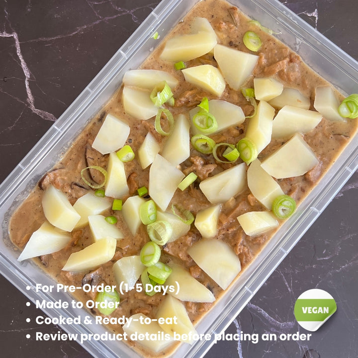 Creamy Veef & Mushroom Party Tray (For 1-3 Days Pre-Order | Made to order | Cooked & Ready To Eat)