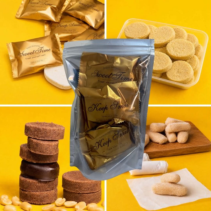Lola Felicidad’s Pinoy Sweet Treats Assorted Pack of 5 (5 Variants - Vegan Chocnut, Classic Pastillas, Pastillas De Mani, Classic Polvoron, Polvoron De Mani)
