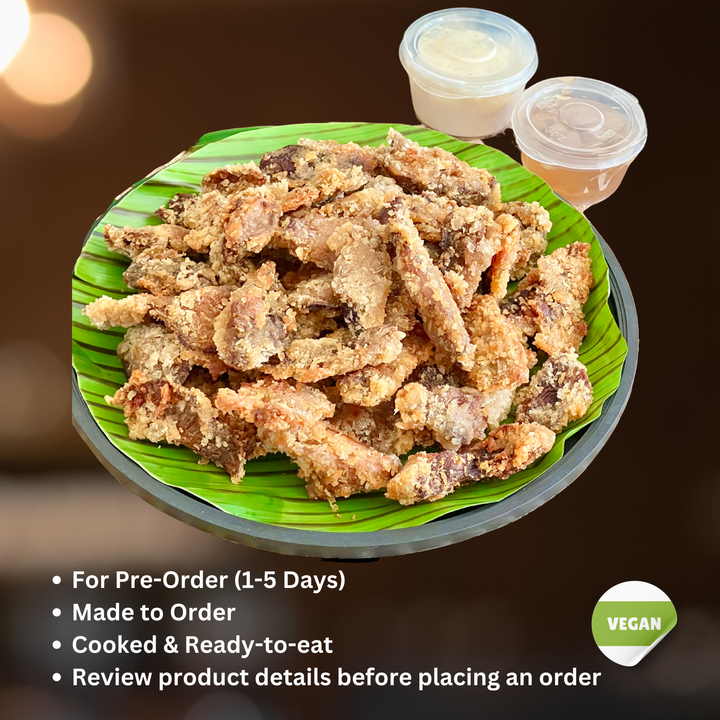 Mushroom Calamares Party Tray (For 1-5 Days Pre-Order | Made to order | Cooked & Ready To Eat)