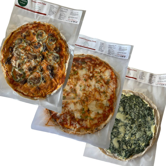 Pizza Bundle Set of 3 (SAVE Php107! 1 Hawaiian + 1 Spinach + 1 Tapa Pizza)