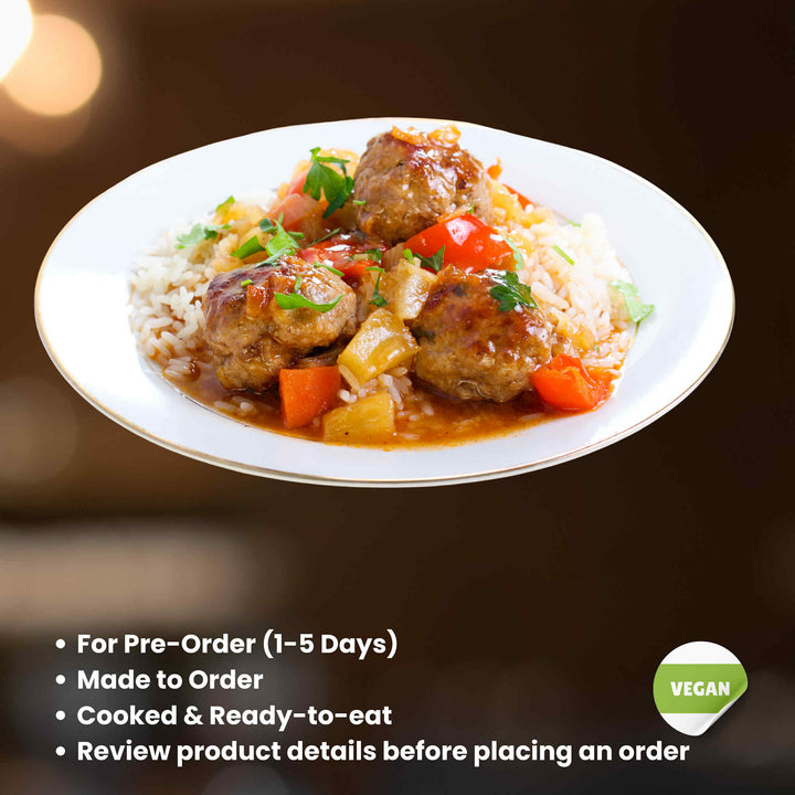 Pinoy-style Sweet and Sour Bola Bola Ala Carte (For Pre-Order | Ready to Eat | Made to Order | Cooked Offer)