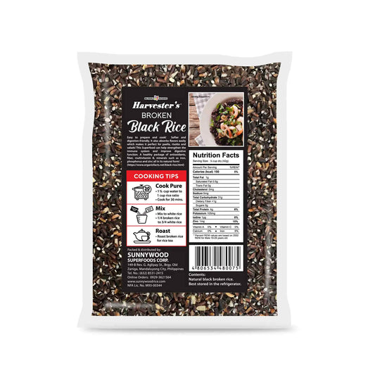 Harvester's QUICK COOK Black Rice BROKEN RICE 1kg
