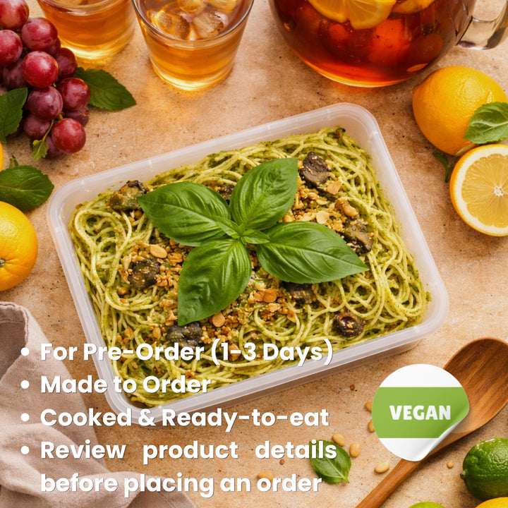 Pesto Pasta Party Tray (For 1-3 Days Pre-Order | Made to order | Cooked & Ready To Eat)