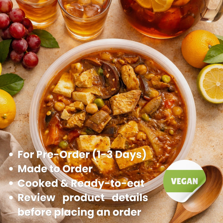 Umami Tofu and Plant Protein Fiesta Medley Party Tray (For 1-3 Days Pre-Order | Made to order | Cooked & Ready To Eat)