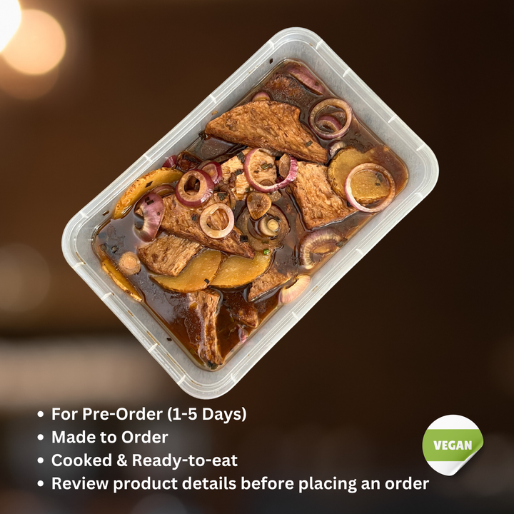 Pinoy Bistek Party Tray (For 1-3 Days Pre-Order | Made to order | Cooked & Ready To Eat)