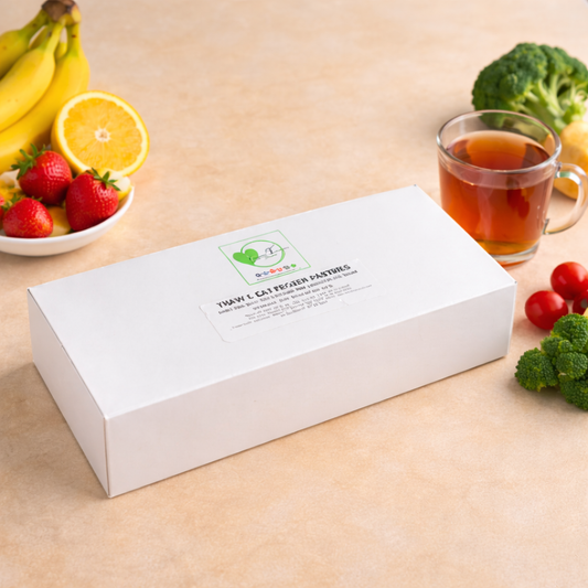 Donut Combo Box D1 (Dark Choco w/ Coconut  + Nutty Salted Caramel  + Strawberry) Thaw/Heat & Eat Frozen Box