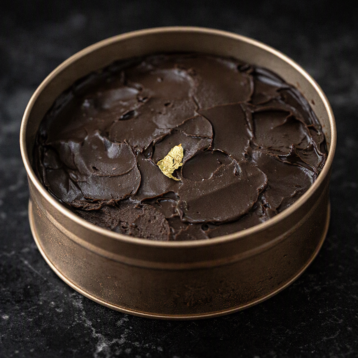 Deep Dark Indulgence Choco Cake 6 x 2” Tin Can