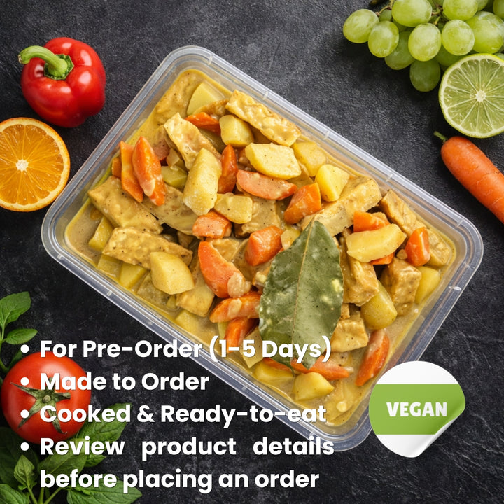 Tofu Curry Party Tray (For 1-5 Days Pre-Order | Made to order | Cooked & Ready To Eat) (Copy)