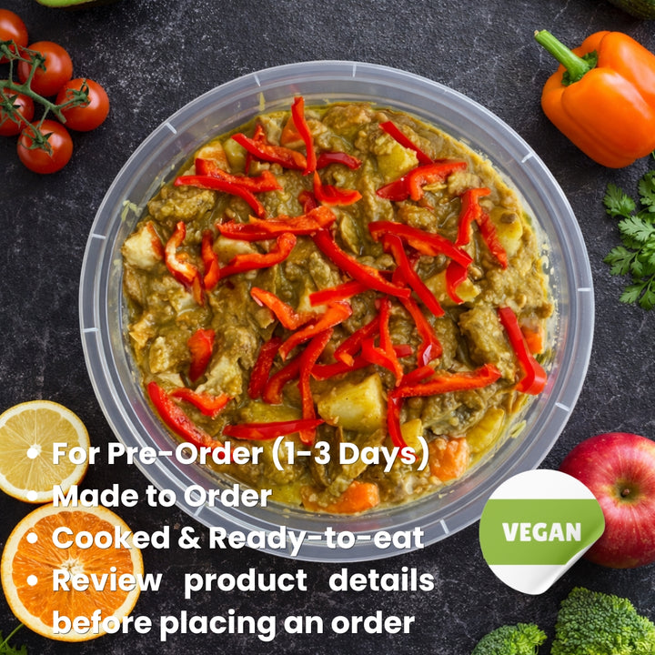 Veggie Curry Party Tray (For 1-5 Days Pre-Order | Made to order | Cooked & Ready To Eat)