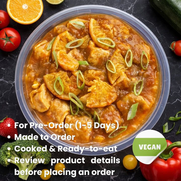 Citrus Glazed Tofu Party Tray (For 1-5 Days Pre-Order | Made to order | Cooked & Ready To Eat)