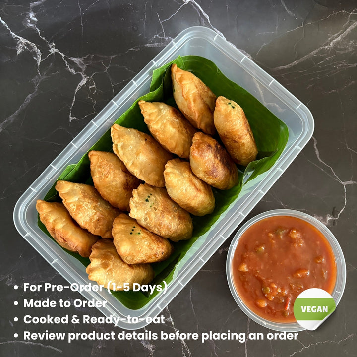 The Empana-DAAAM with Salsa Dip Party Tray (For 1-5 Days Pre-Order | Made to order | Cooked & Ready To Eat)