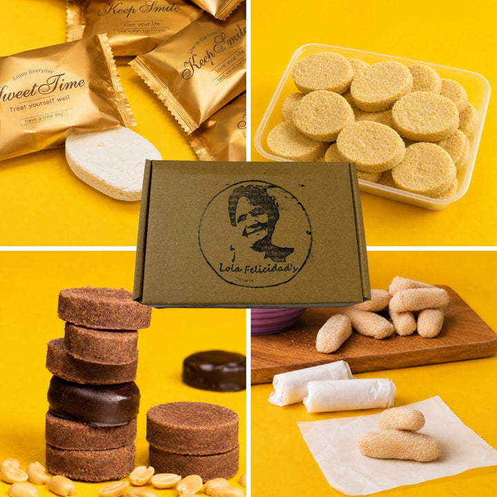Lola Felicidad’s Pinoy Sweet Treats Assorted Pack of 5 (5 Variants - Vegan Chocnut, Classic Pastillas, Pastillas De Mani, Classic Polvoron, Polvoron De Mani)