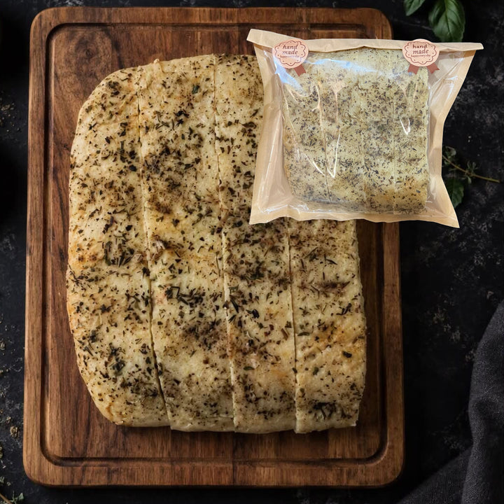 Artisan Sourdough Focaccia Sliced Bread Approx. 250g 7” x 5”  (Sugar-free)