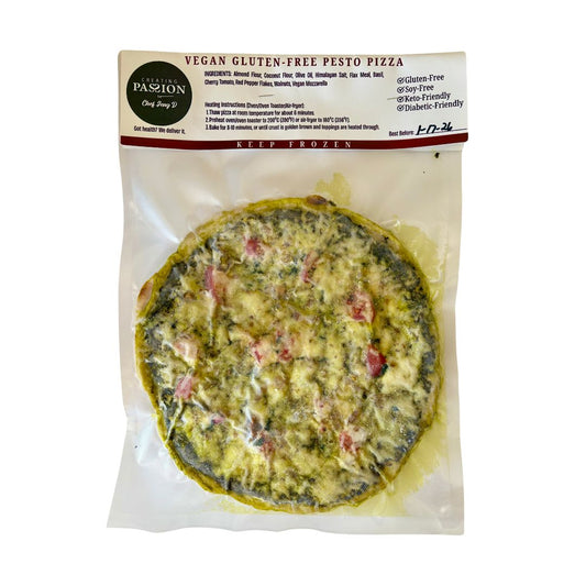 Chef Jeng Pesto 10" Frozen Pizza Pack - Gluten-free