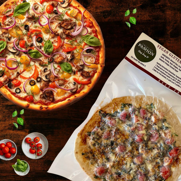 Chef Jeng Bruschetta 10" Frozen Pizza Pack - Gluten-free