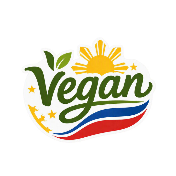 Vegan Specialty Sticker Pinoy Vegan 3 inches (1 Piece)