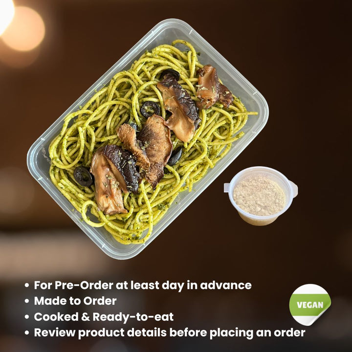Pesto Pasta with Parmesan Chiz Powder Ala Carte (For Pre-Order | Ready to Eat | Made to Order | Cooked Offer)