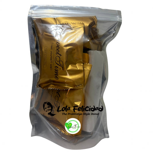 Assorted Lola Felicidad’s Pinoy Sweet Treats Sampler Pack (6 Variants - Vegan Chocnut, Macapuno, Pastillas, Polvoron)