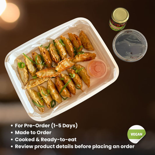 Fried Veggie Dumplings Party Tray (For 1-3 Days Pre-Order | Made to order | Cooked & Ready To Eat)