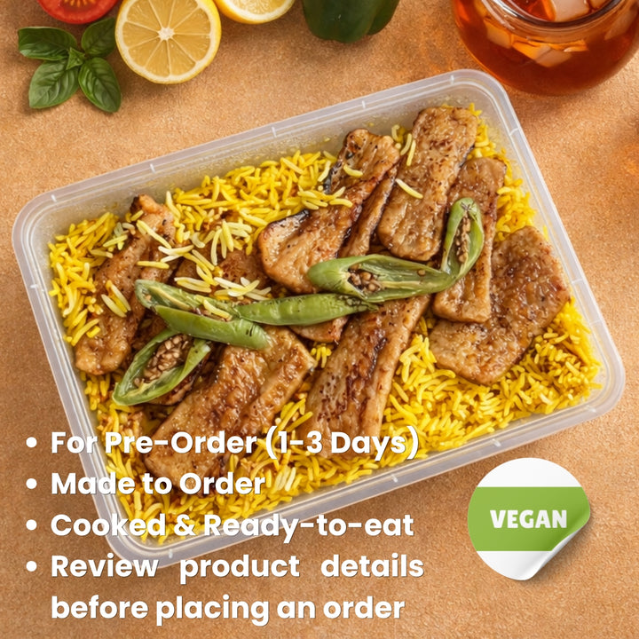 Smoky Chickn No Veggies Biryani Party Tray (For 1-3 Days Pre-Order | Made to order | Cooked & Ready To Eat)