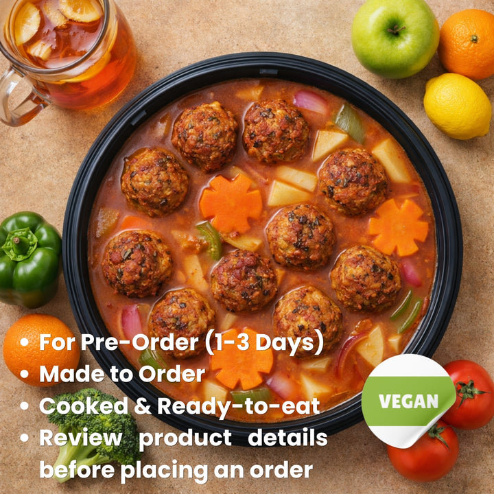 Sweet and Sour Bola Bola Party Tray (For 1-3 Days Pre-Order | Made to order | Cooked & Ready To Eat)