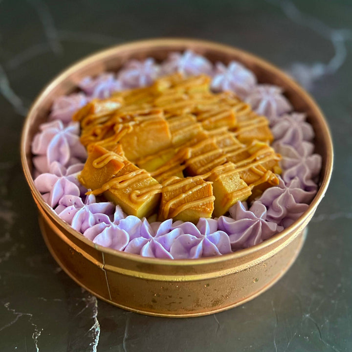 Royal Ube Flan Cake 6 x 2” Tin Can