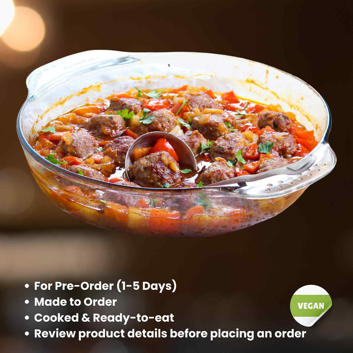 Pinoy-Style Sweet and Sour Bola Bola Party Tray (For 1-3 Days Pre-Order | Made to order | Cooked & Ready To Eat)