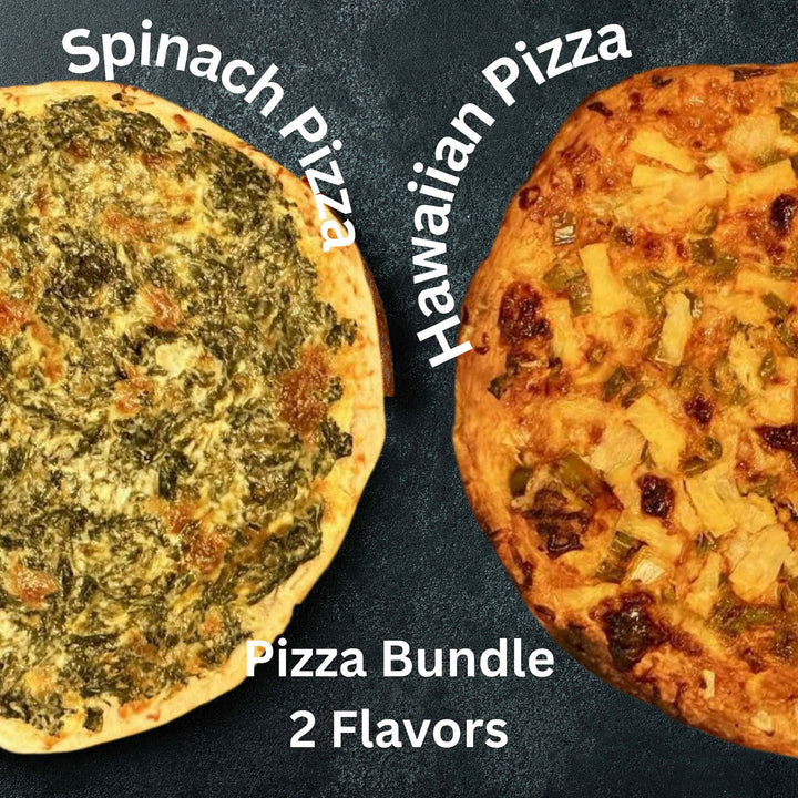 Pizza Bundle Set of 2 SAVE Php51! (1 Hawaiian + 1 Spinach = Php849 FROM 900)